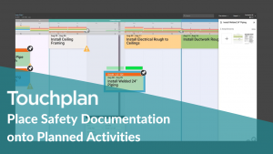 Thumbnail for video on Place Safety Documentation onto Planned Activities