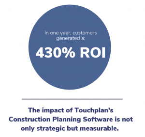 ROI impact of Touchplan's Construction Planning Software