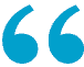 Blue quotation mark icon